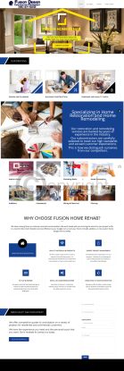 Fusion Home Rehab Website Portfolio
