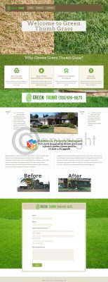 Green Thumb Lawn Care Website Portfolio